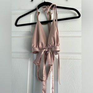 Silky bikini style top